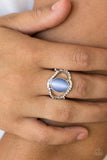 Paparazzi "Moulin Moon" Blue Ring Paparazzi Jewelry