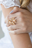 Paparazzi "Magnolia Mansions" Gold Ring Paparazzi Jewelry
