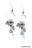 Paparazzi "On A Whim - Silver" earring Paparazzi Jewelry