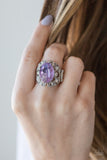 Paparazzi "Queen of Hustle" Purple Ring Paparazzi Jewelry