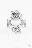 Paparazzi VINTAGE VAULT "Garden Dew" White Ring Paparazzi Jewelry