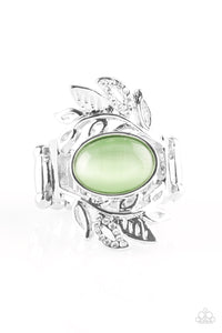 Paparazzi "Garden Dew" Green Ring Paparazzi Jewelry