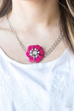 Paparazzi "Hibiscus Hula" Pink Necklace & Earring Set Paparazzi Jewelry