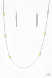 Paparazzi "In Season" Yellow Necklace & Earring Set Paparazzi Jewelry