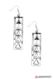 Paparazzi "A Pointed Question" Silver Earrings Paparazzi Jewelry