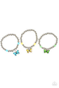 Girls Multi Starlet Shimmer Bracelets Set of 5 Butterfly Paparazzi Jewelry