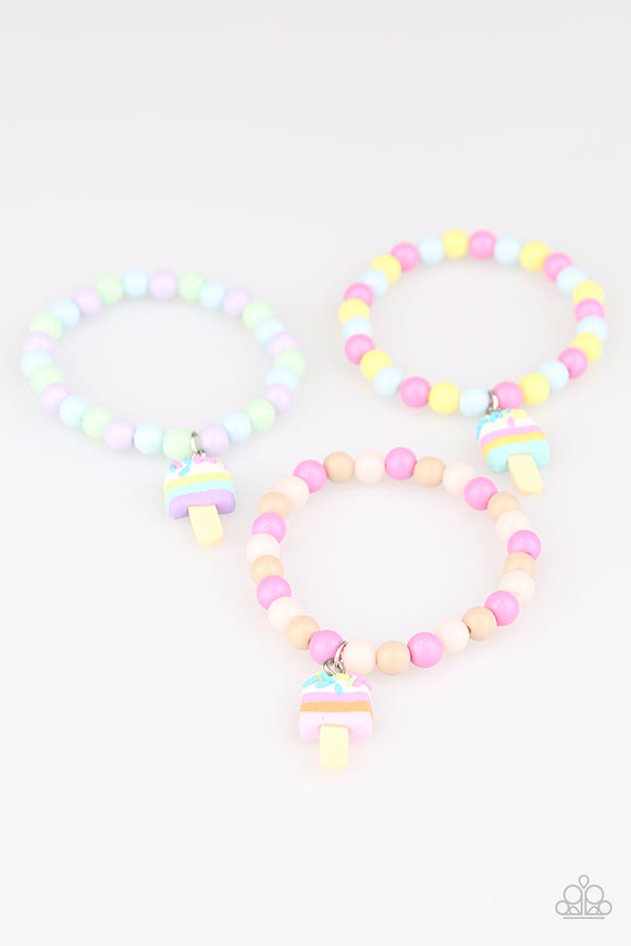 Girls Starlet Shimmer Bracelets Ice Cream Set of 5 Lot 62 Paparazzi Jewelry