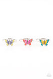 Girl's Starlet Shimmer Set of 5 Multi Butterfly Rings Paparazzi Jewelry