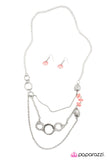 Paparazzi "In A Roundabout Way - Coral" necklace Paparazzi Jewelry