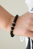 Paparazzi "Radiantly Royal" Black Bracelet Paparazzi Jewelry