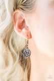 Paparazzi "Rosy Rosette" Black Necklace & Earring Set Paparazzi Jewelry