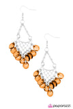 Paparazzi "Long Story Short - Brown" earring Paparazzi Jewelry