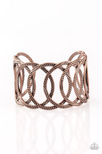 Paparazzi "Circa de Contender" Copper Bracelet Paparazzi Jewelry