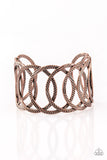 Paparazzi "Circa de Contender" Copper Bracelet Paparazzi Jewelry