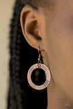 Paparazzi "The Main Contender" Copper Necklace & Earring Set Paparazzi Jewelry