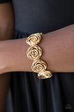 Paparazzi "Beat Around The ROSEBUSH" Gold Bracelet Paparazzi Jewelry