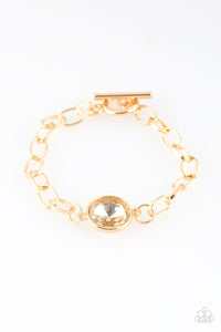 Paparazzi "All Aglitter" Gold Bracelet Paparazzi Jewelry