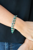 Paparazzi "Cash Confidence" Green Bracelet Paparazzi Jewelry