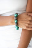 Paparazzi "Humble Hustle" Green Bracelet Paparazzi Jewelry