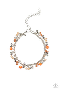 Paparazzi "Aquatic Adventure" Orange Bracelet Paparazzi Jewelry