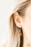 Paparazzi "The Big-Leaguer" Orange Necklace & Earring Set Paparazzi Jewelry