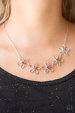 Paparazzi "Hoppin Hibiscus" Pink Necklace & Earring Set Paparazzi Jewelry