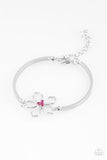 Paparazzi "Hibiscus Hipster" Pink Bracelet Paparazzi Jewelry