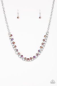 Paparazzi VINTAGE VAULT "Block Party Princess" Purple Necklace & Earring Set Paparazzi Jewelry