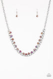 Paparazzi VINTAGE VAULT "Block Party Princess" Purple Necklace & Earring Set Paparazzi Jewelry