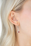Paparazzi "Financially Fabulous" Red Necklace & Earring Set Paparazzi Jewelry