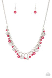 Paparazzi "Coastal Cache" Red Necklace & Earring Set Paparazzi Jewelry