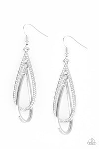 Paparazzi "Spotlight Splendor" White Earrings Paparazzi Jewelry