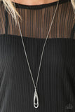 Paparazzi VINTAGE VAULT "Step Into The Spotlight" White Necklace & Earring Set Paparazzi Jewelry