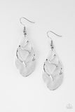 Paparazzi "Super Swanky" Silver Earrings Paparazzi Jewelry