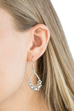 Paparazzi "Fancy First" Silver Earrings Paparazzi Jewelry