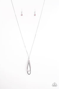 Paparazzi VINTAGE VAULT "Step Into The Spotlight" Pink Necklace & Earring Set Paparazzi Jewelry