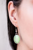 Paparazzi "Pool Hoppin" Green Earrings Paparazzi Jewelry