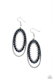 Paparazzi "Marry Into Money" Blue Earrings Paparazzi Jewelry