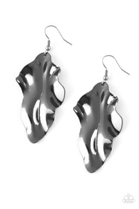 Paparazzi "Fall Into Fall" Black Earrings Paparazzi Jewelry