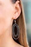 Paparazzi "Marry Into Money" Black Earrings Paparazzi Jewelry