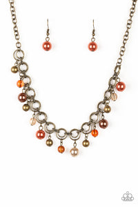 Paparazzi VINTAGE VAULT "Fiercely Fancy" Multi Necklace & Earring Set Paparazzi Jewelry