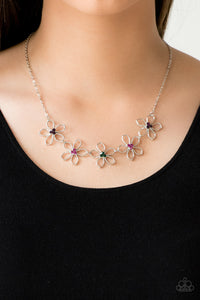 Paparazzi "Hoppin Hibiscus" Multi Necklace & Earring Set Paparazzi Jewelry