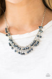 Paparazzi "So In Season" Blue Necklace & Earring Set Paparazzi Jewelry