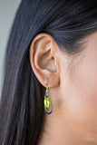 Paparazzi "A Hot SHELL-er" Green Necklace & Earring Set Paparazzi Jewelry