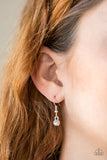 Paparazzi "Spellbinding Sparkle" White BLOCKBUSTER Necklace & Earring Set Paparazzi Jewelry
