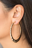 Paparazzi "Slayers Gonna Slay" Gold Earrings Paparazzi Jewelry