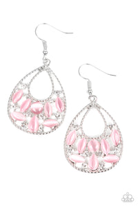 Paparazzi "Just DEWing My Thing" Pink Earrings Paparazzi Jewelry