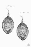 Paparazzi "Tribal Tribute" Silver Filigree Tribal Inspired Earrings Paparazzi Jewelry