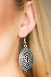 Paparazzi "Tribal Tribute" Silver Filigree Tribal Inspired Earrings Paparazzi Jewelry