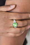 Paparazzi VINTAGE VAULT "Poshly Pampered" Green Ring Paparazzi Jewelry